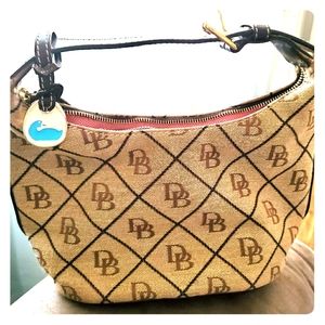 Dooney & Bourke signature canvas bucket purse